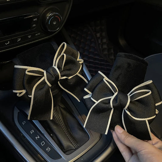Cute Cartoon Car Handbrake Grip Covers
