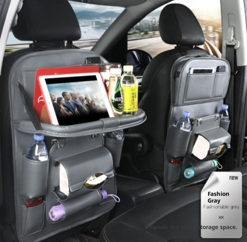Upgrade Your Ride with This Stylish PU Leather Car Organizer! 🚗✨ Waterproof & Multifunctional for Ultimate Convenience! #CarAccessories #OrganizeYourSpace