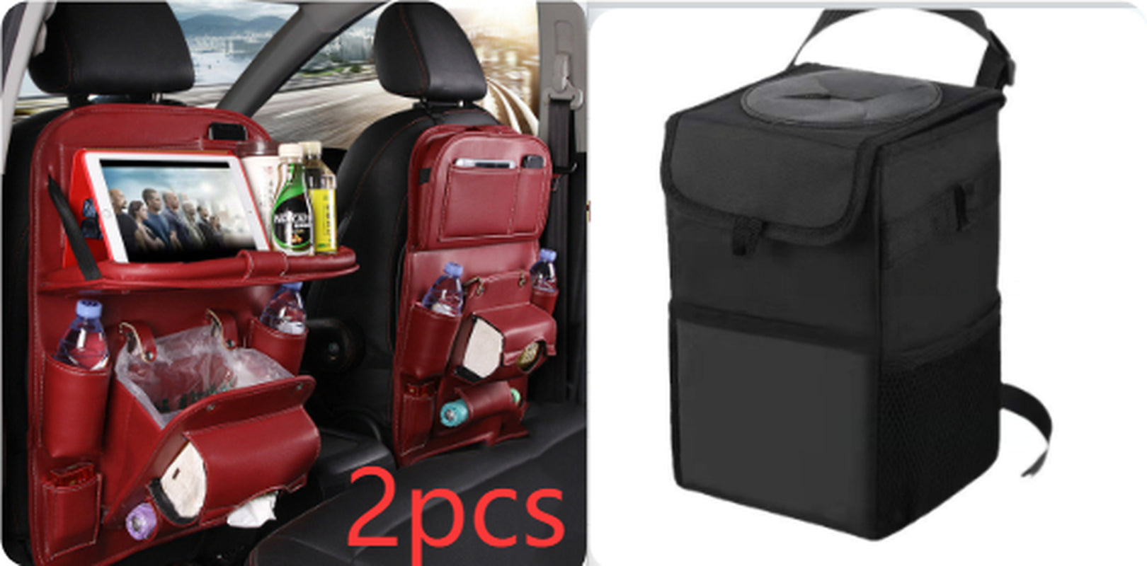 Upgrade Your Ride with This Stylish PU Leather Car Organizer! 🚗✨ Waterproof & Multifunctional for Ultimate Convenience! #CarAccessories #OrganizeYourSpace