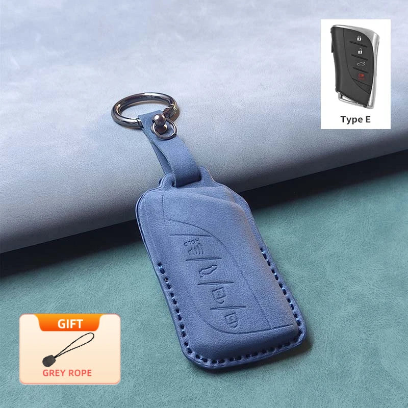 Car Key Case Cover for Lexus NX ES UX US RC LX GX IS RX 200 250H 350H LS 450H 260H 300H UX200 Leather Keychain Shell Accessories