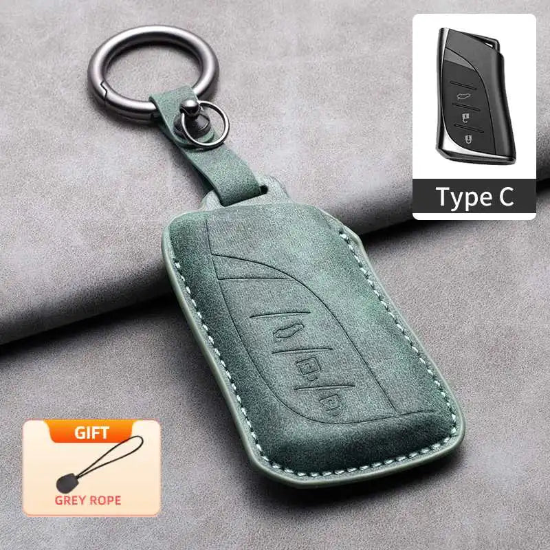 Car Key Case Cover for Lexus NX ES UX US RC LX GX IS RX 200 250H 350H LS 450H 260H 300H UX200 Leather Keychain Shell Accessories