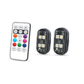 2/4Pcs Wireless LED Strobe Lights Car Décor Atmosphere Light