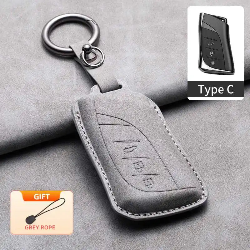 Car Key Case Cover for Lexus NX ES UX US RC LX GX IS RX 200 250H 350H LS 450H 260H 300H UX200 Leather Keychain Shell Accessories