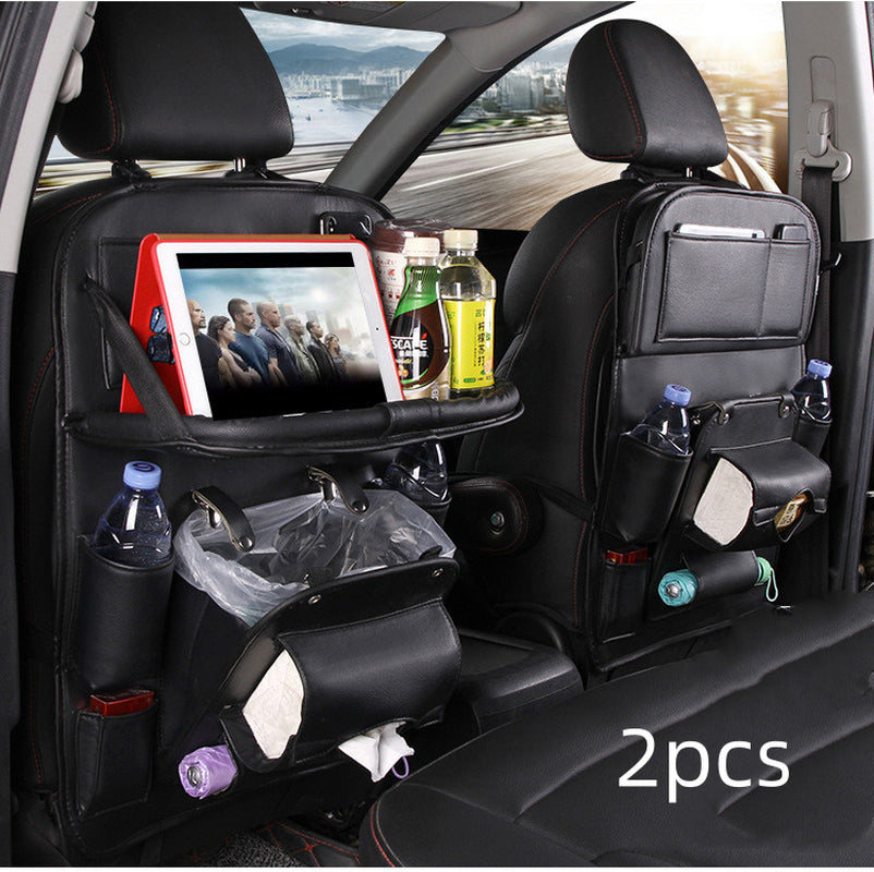 Upgrade Your Ride with This Stylish PU Leather Car Organizer! 🚗✨ Waterproof & Multifunctional for Ultimate Convenience! #CarAccessories #OrganizeYourSpace