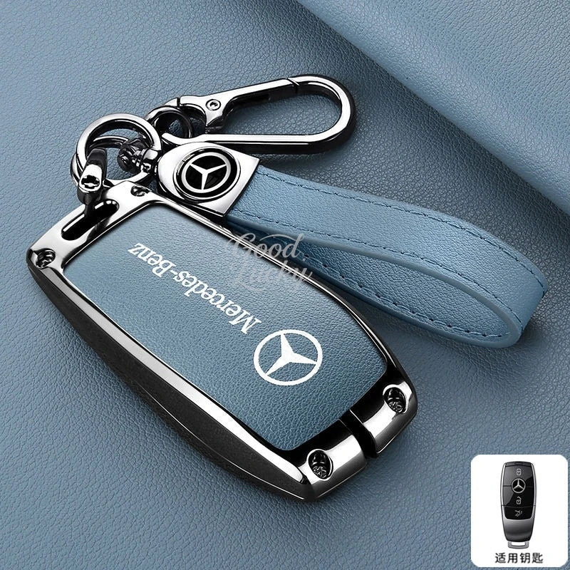 Car LOGO Anti-Scratch Smart Key Case Cover for Mercedes Benz a B C E S Class C200 C300 E350 E260L W205 CLA CLS GLA GLC GLE GLS