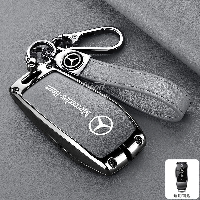 Car LOGO Anti-Scratch Smart Key Case Cover for Mercedes Benz a B C E S Class C200 C300 E350 E260L W205 CLA CLS GLA GLC GLE GLS