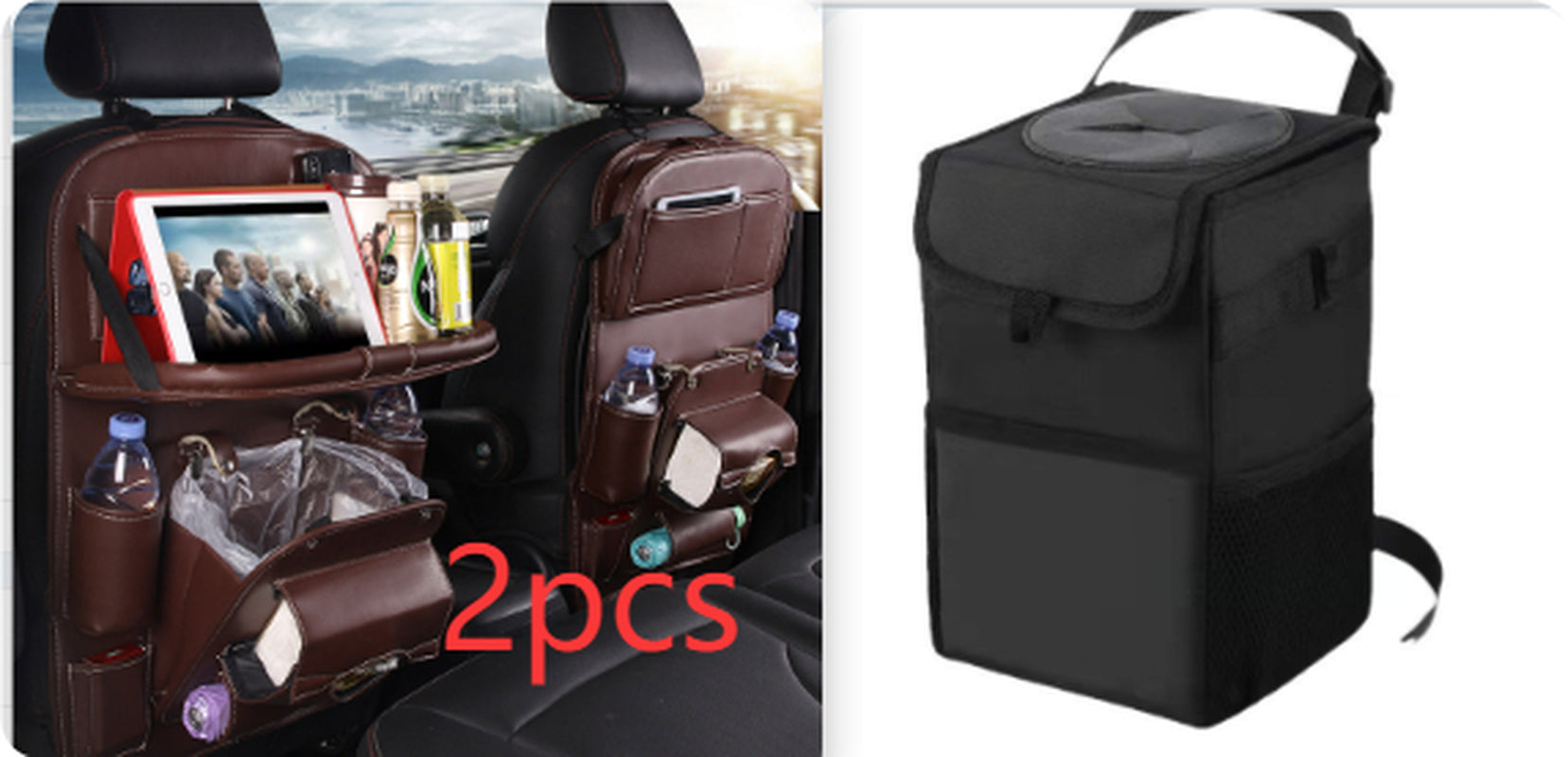 Upgrade Your Ride with This Stylish PU Leather Car Organizer! 🚗✨ Waterproof & Multifunctional for Ultimate Convenience! #CarAccessories #OrganizeYourSpace