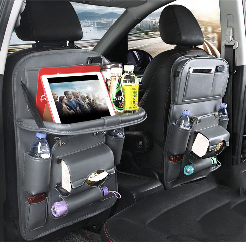Upgrade Your Ride with This Stylish PU Leather Car Organizer! 🚗✨ Waterproof & Multifunctional for Ultimate Convenience! #CarAccessories #OrganizeYourSpace