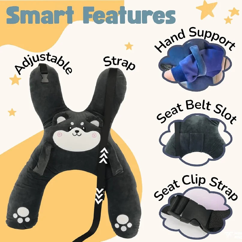 Car Cute Cartoon Sleeping Removable Pillow 