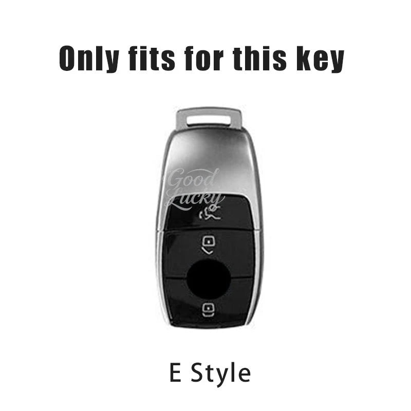 Car LOGO Anti-Scratch Smart Key Case Cover for Mercedes Benz a B C E S Class C200 C300 E350 E260L W205 CLA CLS GLA GLC GLE GLS