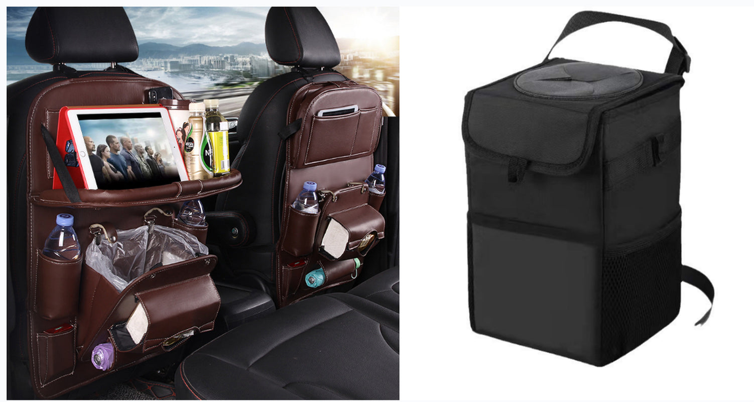 Upgrade Your Ride with This Stylish PU Leather Car Organizer! 🚗✨ Waterproof & Multifunctional for Ultimate Convenience! #CarAccessories #OrganizeYourSpace