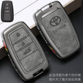 Car Key Case Cover Bag Shell for Toyota C-HR Prius RAV 4 Camry Corolla Land Cruiser 200 Prado Crown TLK 200 Yaris Cross Hilux