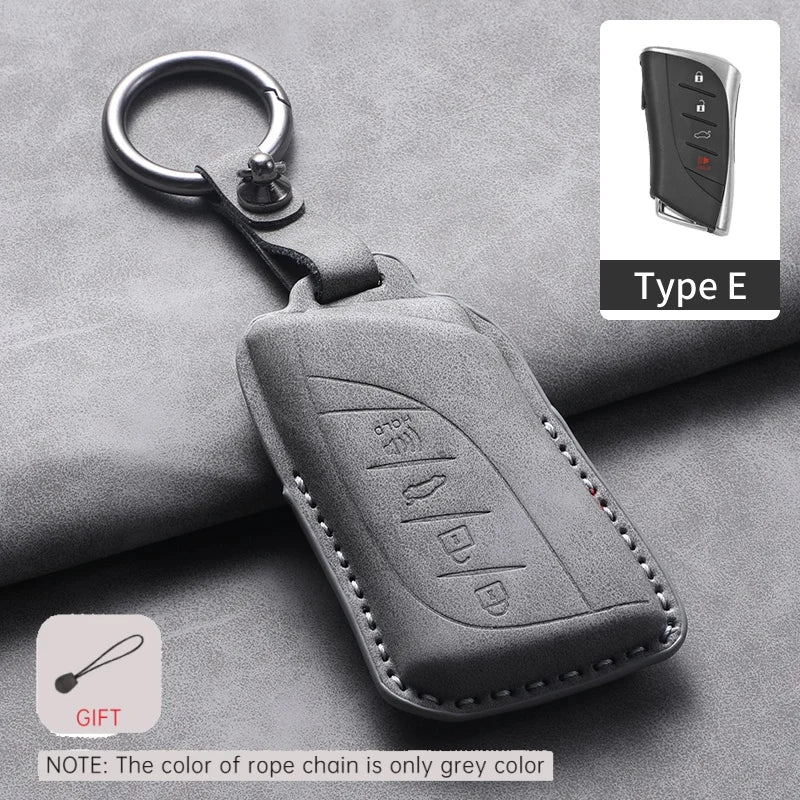Car Key Case Cover for Lexus NX ES UX US RC LX GX IS RX 200 250H 350H LS 450H 260H 300H UX200 Leather Keychain Shell Accessories