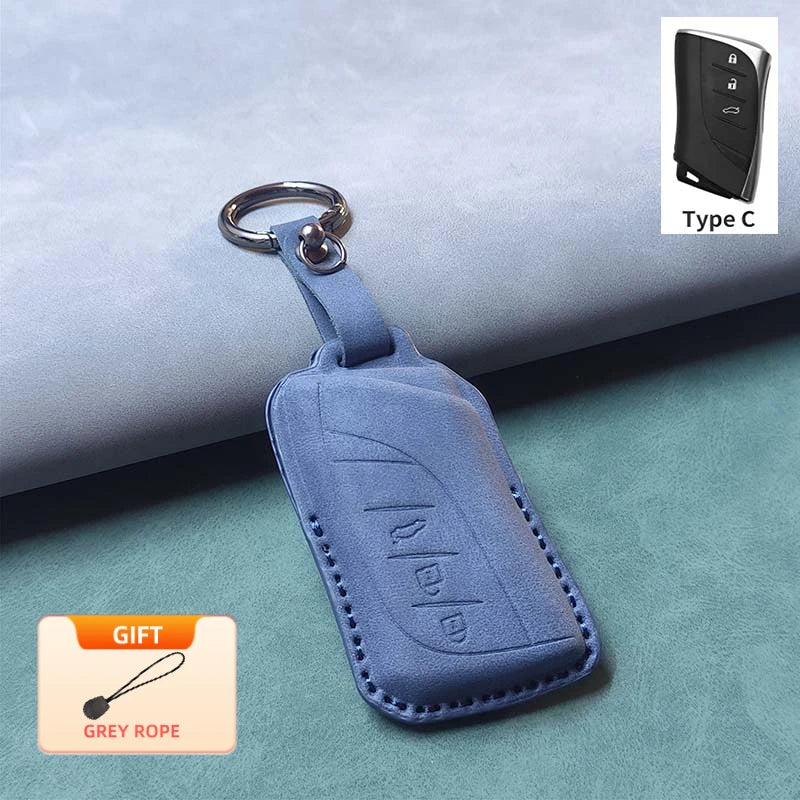 Car Key Case Cover for Lexus NX ES UX US RC LX GX IS RX 200 250H 350H LS 450H 260H 300H UX200 Leather Keychain Shell Accessories