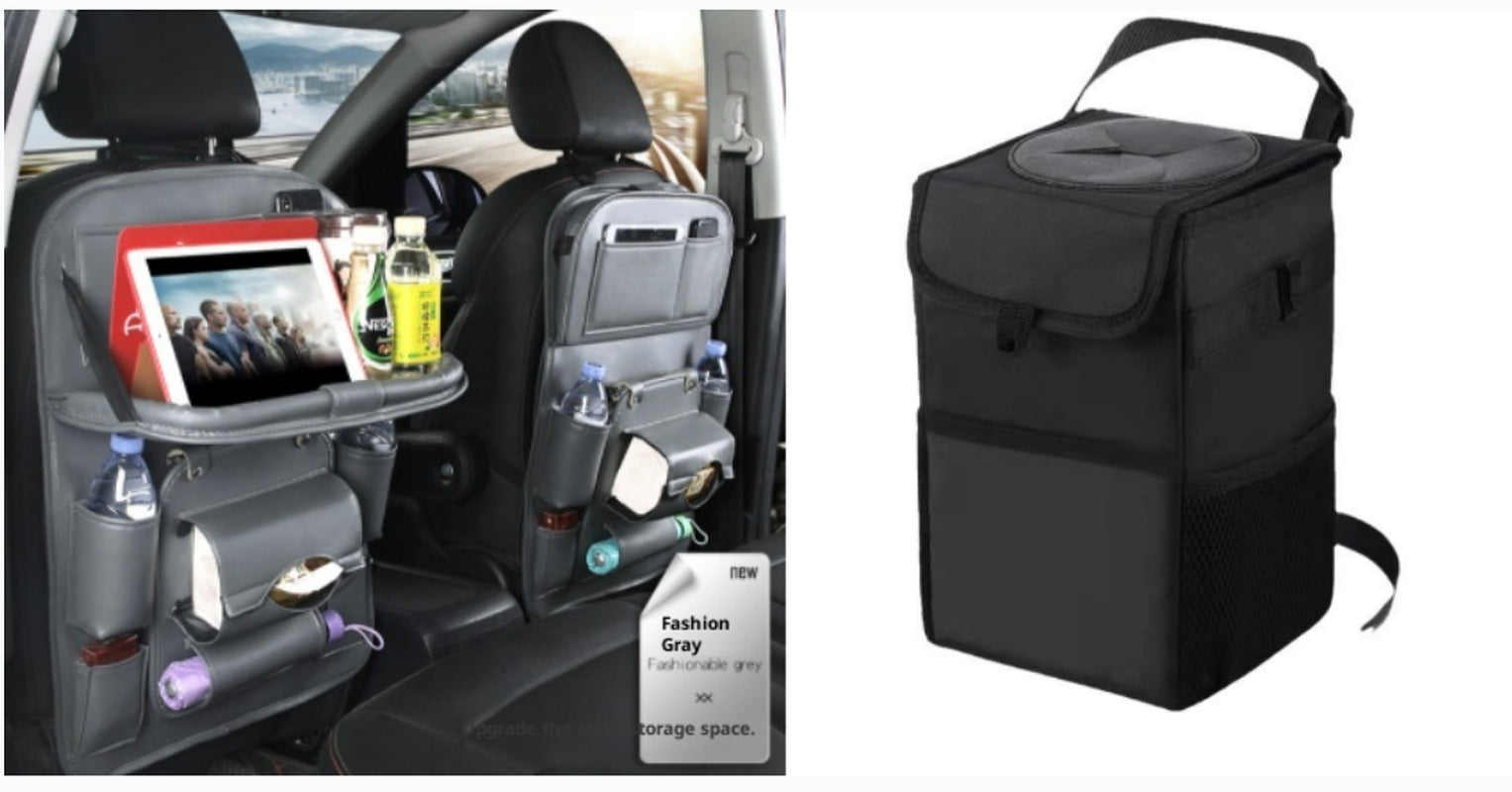 Upgrade Your Ride with This Stylish PU Leather Car Organizer! 🚗✨ Waterproof & Multifunctional for Ultimate Convenience! #CarAccessories #OrganizeYourSpace