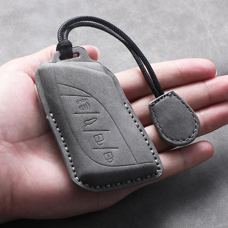 Car Key Case Cover for Lexus NX ES UX US RC LX GX IS RX 200 250H 350H LS 450H 260H 300H UX200 Leather Keychain Shell Accessories
