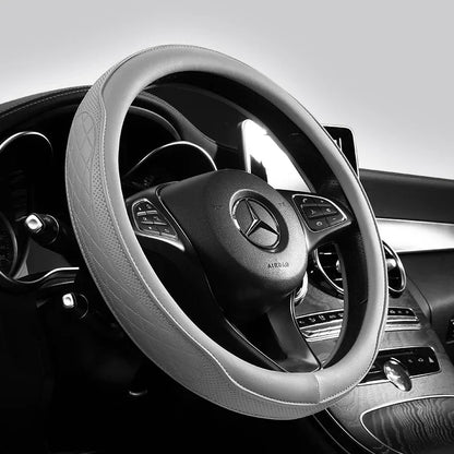 Car Anti-Slip Leather Steering Wheel Cover