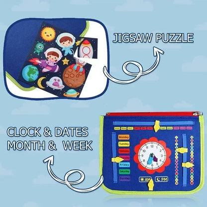 Montessori Kids Travel book Toy