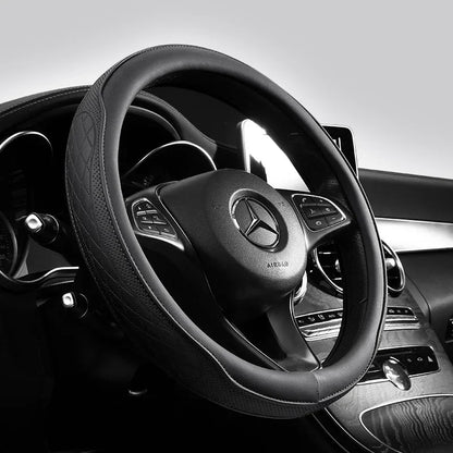 Car Anti-Slip Leather Steering Wheel Cover