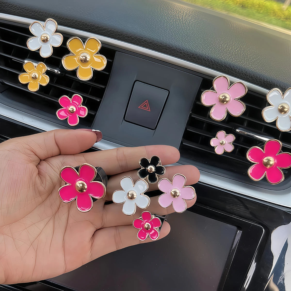 10Pcs Car Outlet Metal Clip Clasps Car Air Freshener