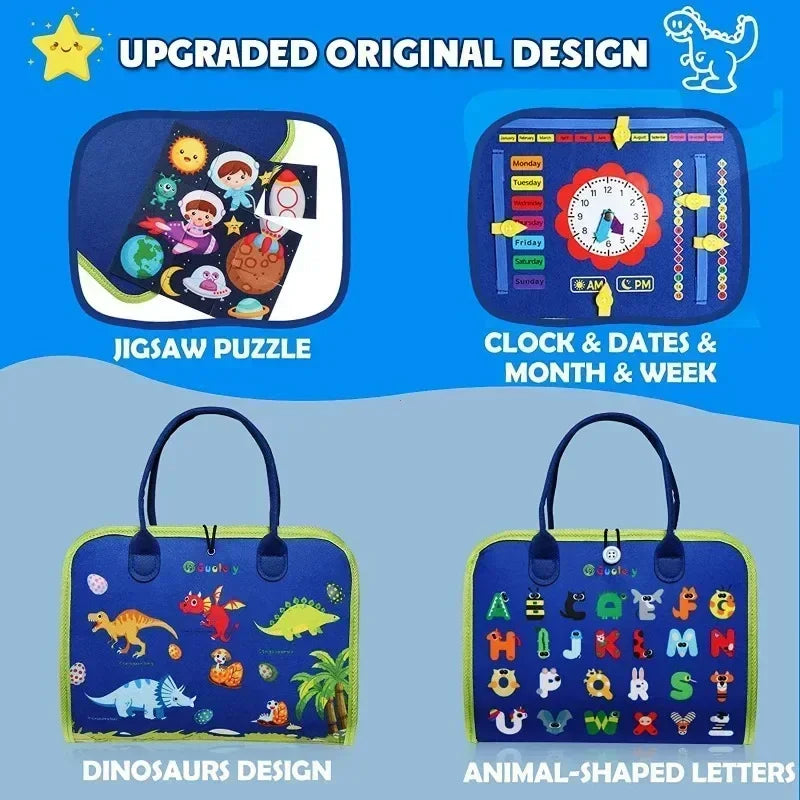 Montessori Kids Travel book Toy