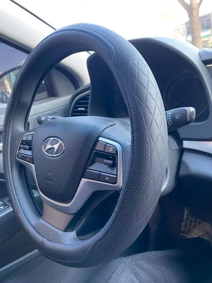 Car Anti-Slip Leather Steering Wheel Cover