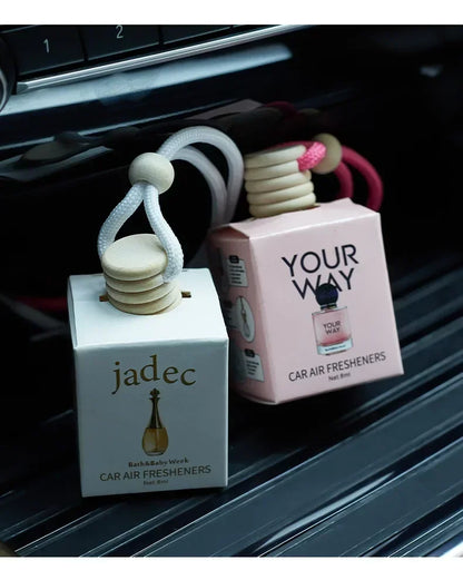 Car mounted lanyard perfume bottle, odor removing fragrance pendant for automobile, air freshener Accessories