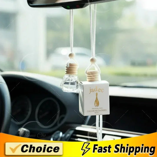 Car mounted lanyard perfume bottle, odor removing fragrance pendant for automobile, air freshener Accessories