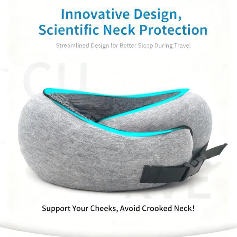Memory foam U-shaped pillow