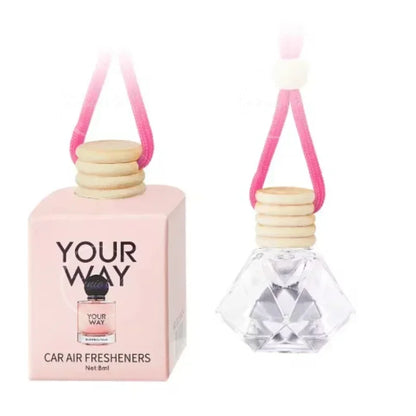 Car mounted lanyard perfume bottle, odor removing fragrance pendant for automobile, air freshener Accessories