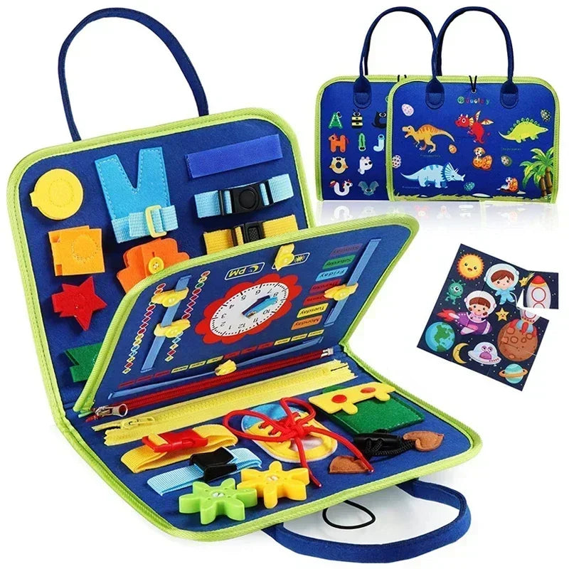 Montessori Kids Travel book Toy