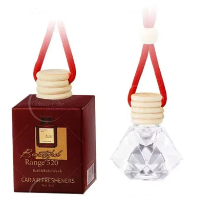 Car mounted lanyard perfume bottle, odor removing fragrance pendant for automobile, air freshener Accessories