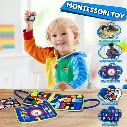 Montessori Kids Travel book Toy