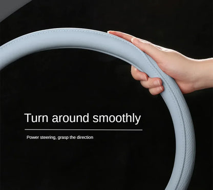 Car Anti-Slip Leather Steering Wheel Cover