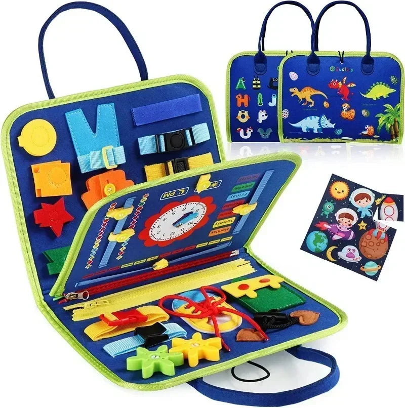Montessori Kids Travel book Toy