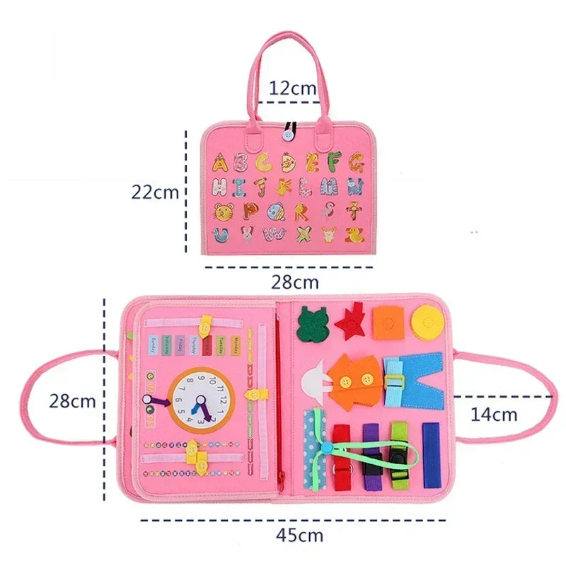 Montessori Kids Travel book Toy