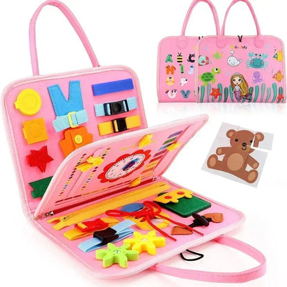 Montessori Kids Travel book Toy