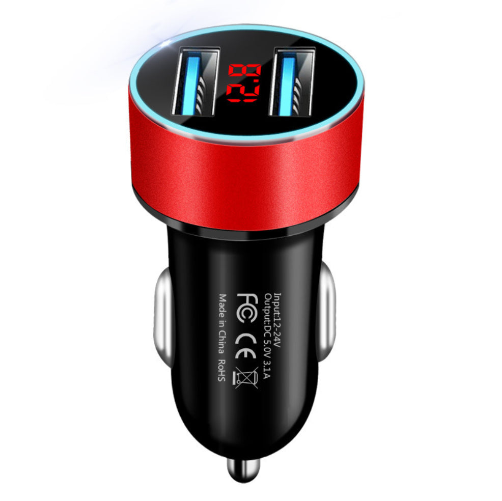 LED Digital Display Car Charger