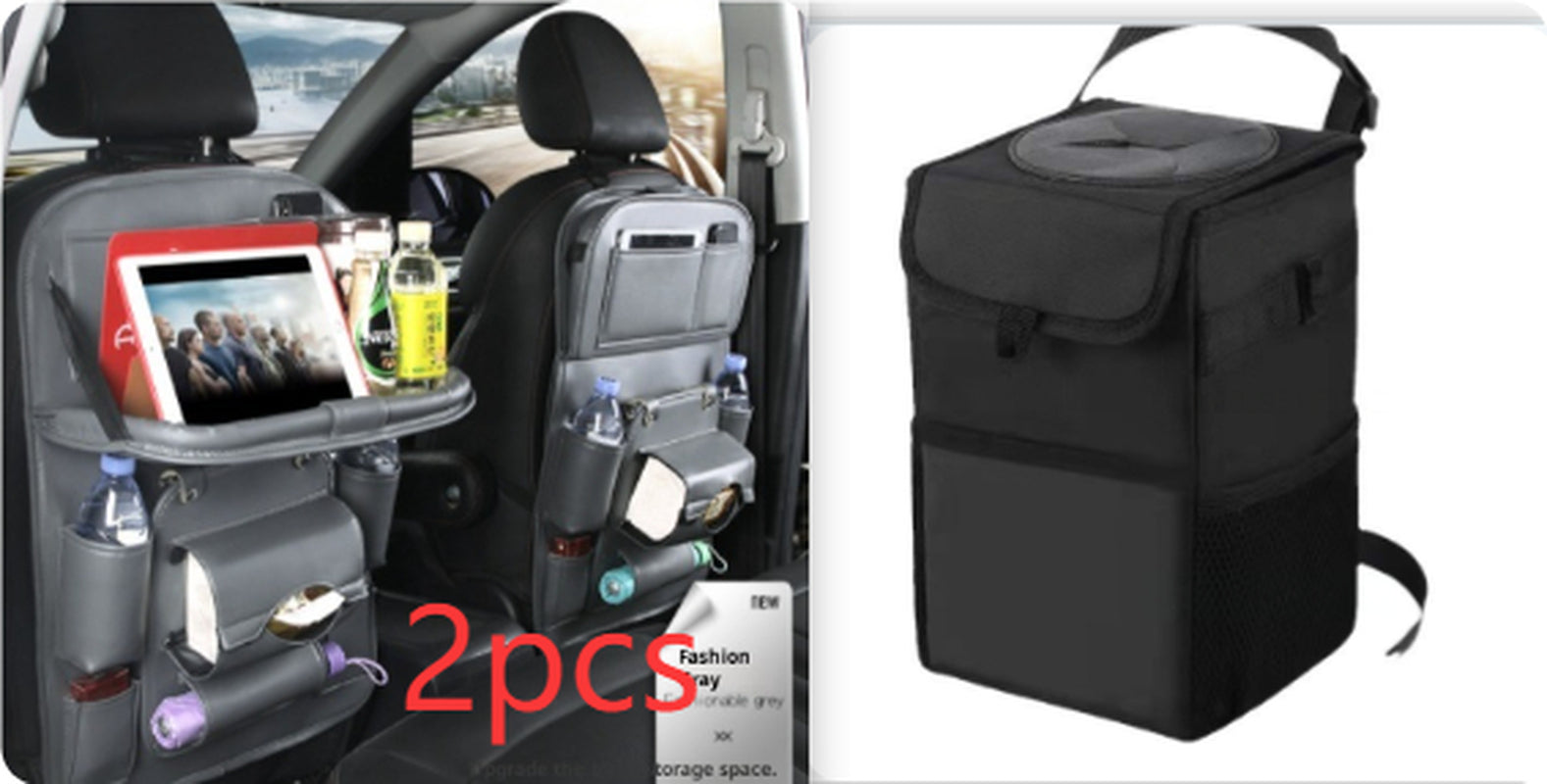 Upgrade Your Ride with This Stylish PU Leather Car Organizer! 🚗✨ Waterproof & Multifunctional for Ultimate Convenience! #CarAccessories #OrganizeYourSpace