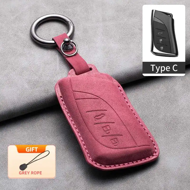 Car Key Case Cover for Lexus NX ES UX US RC LX GX IS RX 200 250H 350H LS 450H 260H 300H UX200 Leather Keychain Shell Accessories