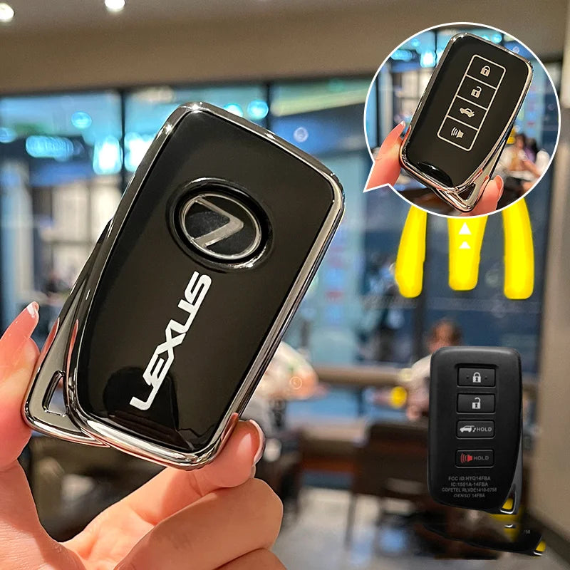 Soft TPU Car Key Case Protector Cover for Lexus RX350 NX300 Es300H Rx450H GS300 GX470 IS250 ES350 LX570 GX460 Nx300H Is300H