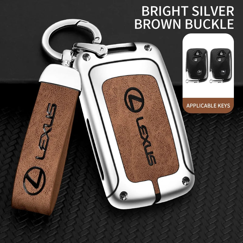Zinc Alloy Car Smart Remote Key Fob Case Cover Holder Shell for Lexus IS250 CT200 Ct200H RX270 RX350 RX450 Keychain Accessories