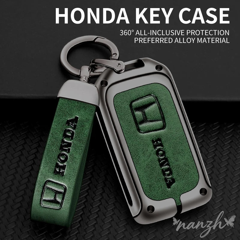 Car Remote Key Case Cover Shell Protective Keyless Key Bag for  CRV CR-V Fit Civic Accord HR-V HRV City Odyssey Sticker