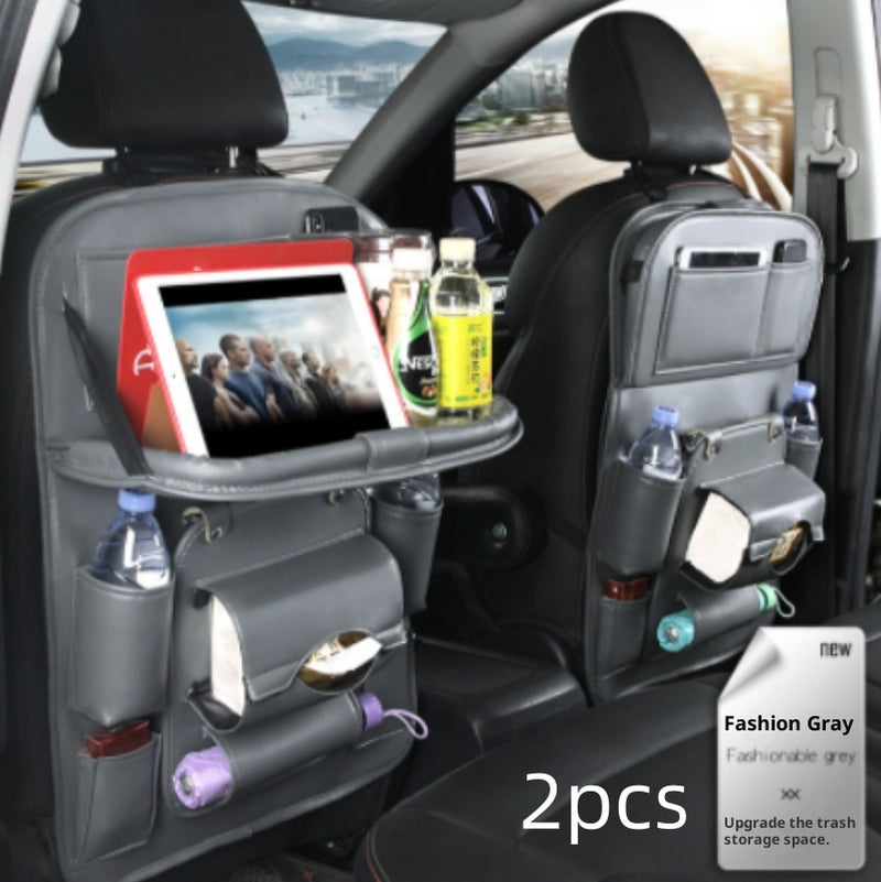 Upgrade Your Ride with This Stylish PU Leather Car Organizer! 🚗✨ Waterproof & Multifunctional for Ultimate Convenience! #CarAccessories #OrganizeYourSpace