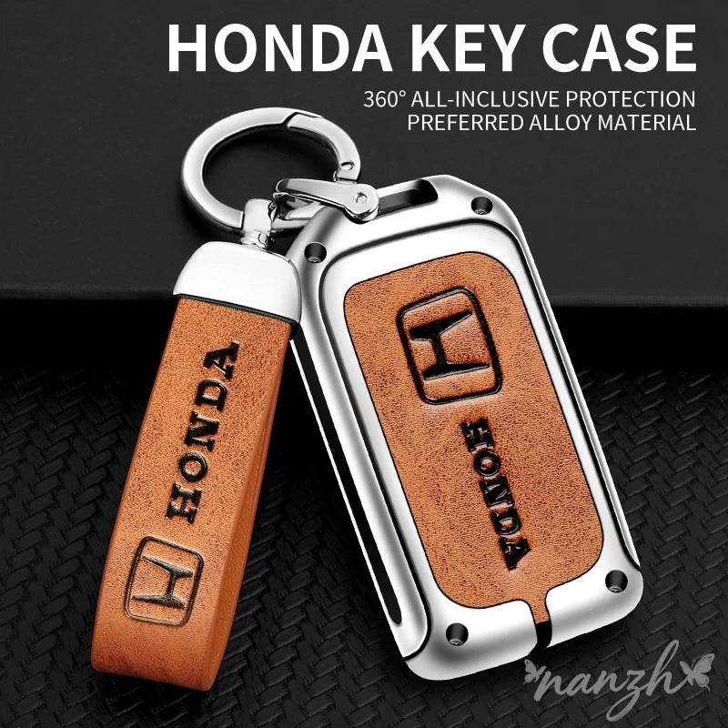 Car Remote Key Case Cover Shell Protective Keyless Key Bag for  CRV CR-V Fit Civic Accord HR-V HRV City Odyssey Sticker