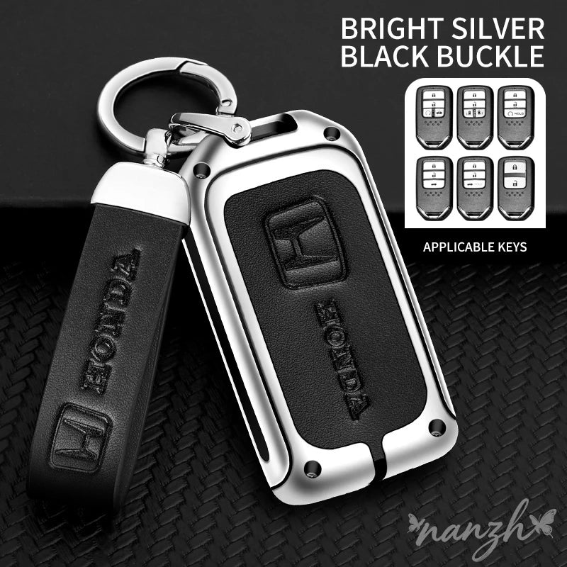 Car Remote Key Case Cover Shell Protective Keyless Key Bag for  CRV CR-V Fit Civic Accord HR-V HRV City Odyssey Sticker